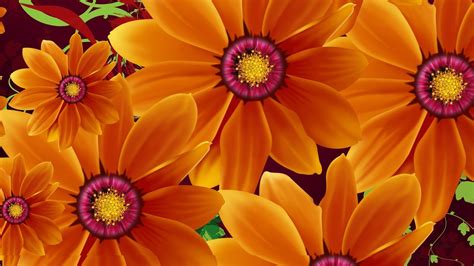 ❤ get the best full hd flowers wallpapers on wallpaperset. Flowers Dark Orange Color Desktop Hd Wallpaper For Pc ...