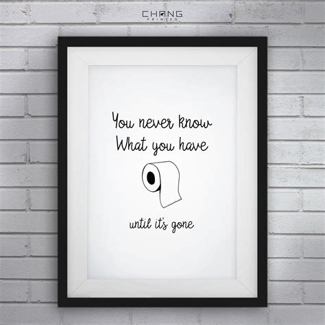 Funny Bathroom Artfunny Bathroom Signsyou Never Know What You Have