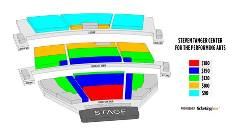 Tanger Center Greensboro Seating Chart