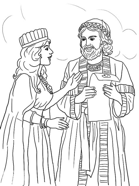 Showing 12 colouring pages related to queen esther. Queen Esther And Mordecai With Kings Edict Coloring Pages ...