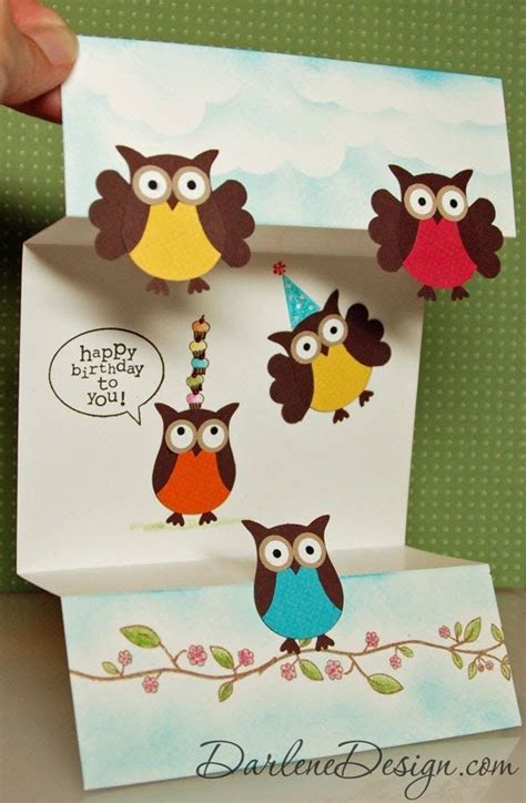 Watch As I Create This Special Fold Card With My Stampin Up Owl Punch