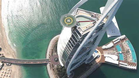 Dubai Emiratos Árabes Unidos 2 De Enero De 2020 Toma Aérea Del