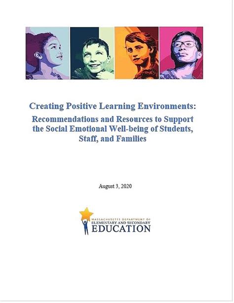 Creating Positive Learning Environments Recommendations And Resources