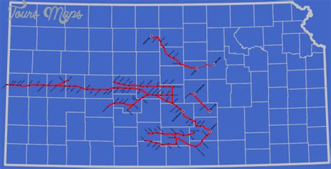 Kansas Oklahoma Map