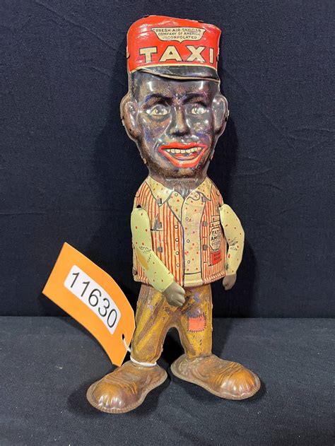 Marx Tin Litho Walker Amos Andy Wind Up Toy Auction