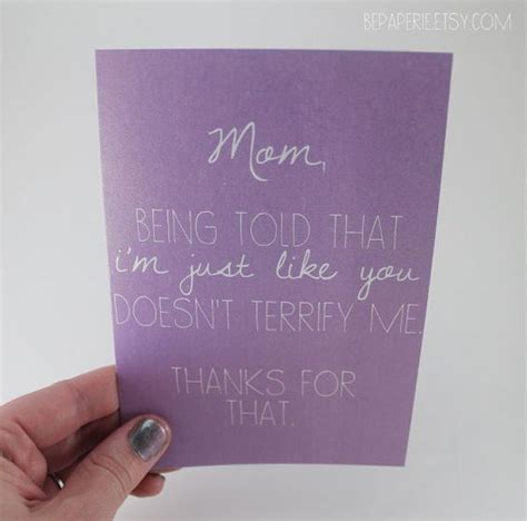 If you're an ag member you only pay the amount of the egift card. Mom Card / Mom Birthday Card / Funny Card by BEpaperie #mom #mothersday #birthday | Gifts ...