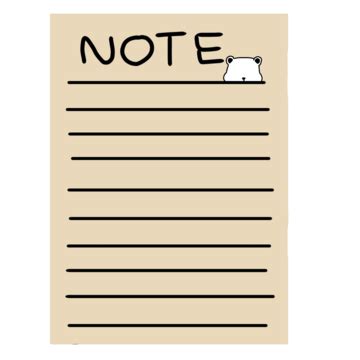 Brown Paper Aesthetic Memo Pad For Notes With Printable Tape Aesthetic