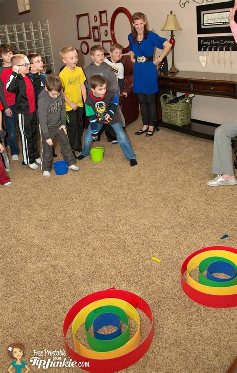 Homemade Skee Ball Toss Lego Games Birthday Party