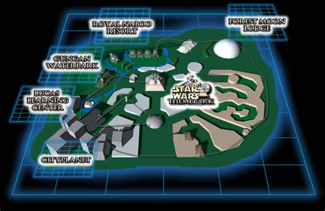 Star Wars Theme Park Map By Jeffmcdowalldesign On Deviantart