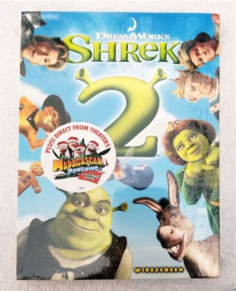 Shrek 2 Dvd With Bonus Dvd The Madagascar Penguins In A Christmas Caper