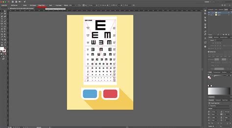 Anaglyph 3d Text Effect Poster In Illustrator Design Bundles