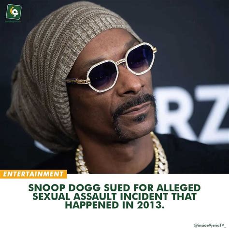 Snoop Dogg Sued For Alleged Sexual Assault Incident That Happened In