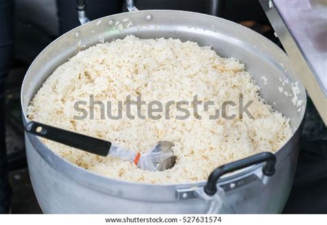 White Rice On Big Bowl Big Stock Photo Edit Now 527631574