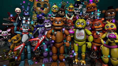 Fnaf All Characters Wallpaper 80 Images