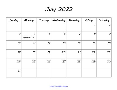 July 2022 Calendar Templates For Word Excel And Pdf July 2022
