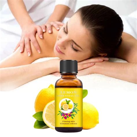 30ml Natural Plant Therapy Essential Oils Anti Aging Lymphatic Drainage Lemon Essential Oil Body