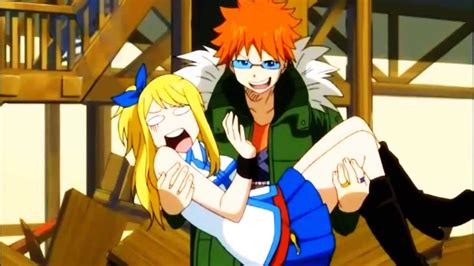 Fairy Tail Loe Loke And Lucy Smile Youtube
