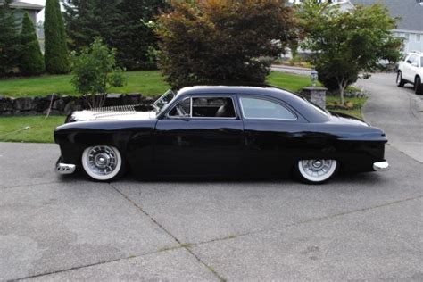 1950 Shoebox Ford Chopped Shaved Air Ride Suspension Flathead Hotrod