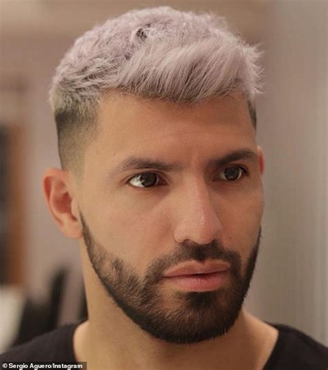 Fading & styling thick hair like sergio aguero! Sergio Aguero's son Benjamin proudly shows off his new ...