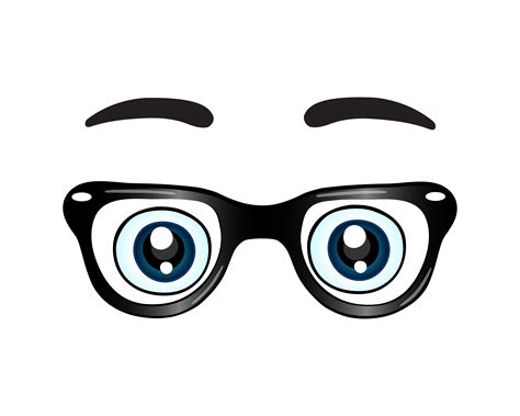 Cartoon Eyes With Glasses Clipart Best