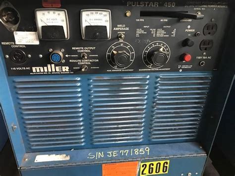 Miller Pulstar 450 Constant Potential Dc Mig Welder Power Source