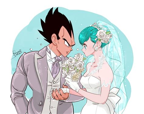 Bicapa Entonces Duplicación Pastel De Boda Vegeta Y Bulma Doble Garaje Red