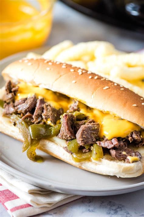 This crockpot cheesesteak recipe will do exactly that! Crock Pot Philly Cheesesteak Sandwich in 2020 | Crockpot steak recipes, Sirloin steak recipes ...