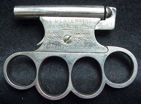 Vintage Brass Knuckles Gun Barnorama