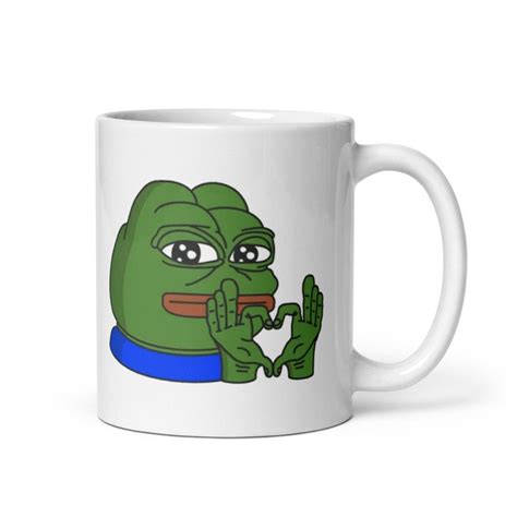Pepe The Frog Meme Mug Ceramic Coffee Mug Meme T Meme Etsy