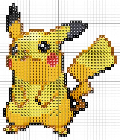 View Pikachu Easy Pokemon Pixel Art Grid Stationpicbox