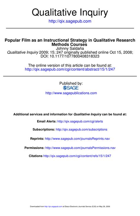 Data analysis strategies for validating findings. (PDF) Popular Film as an Instructional Strategy in ...
