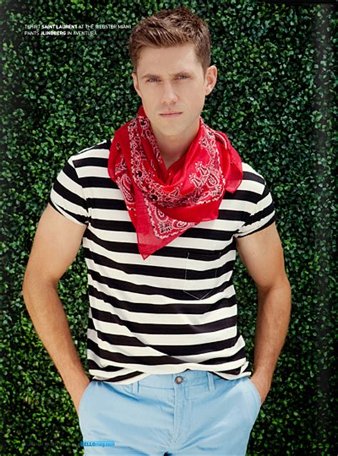 Aaron Tveit Male Model The Graceland Star Gets Swanky For The Summer