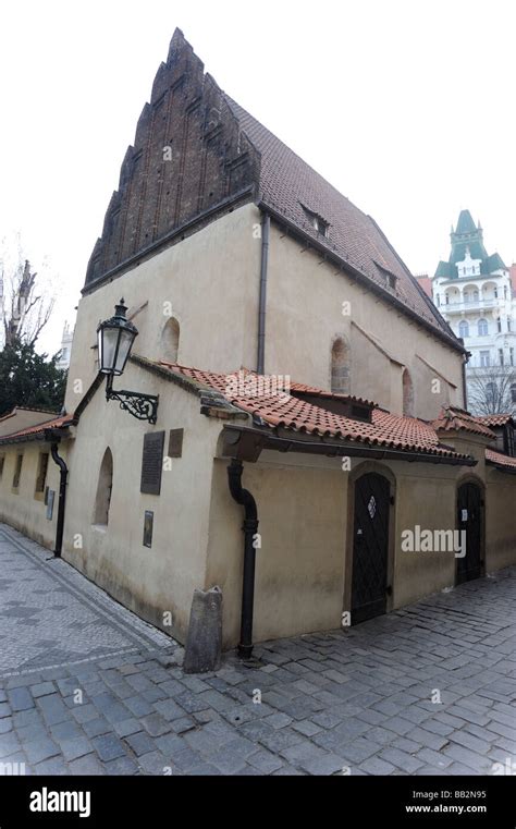 Old New Synagogue Staronova Synagoga Jewish Quarter Prague Czech