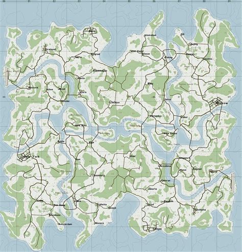 Dayz Map 62 Time Zones Map World