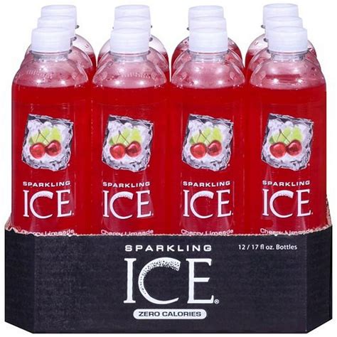 Sparkling Ice Cherry Limeade 17 Ounce Bottles Pack Of 12 Walmart
