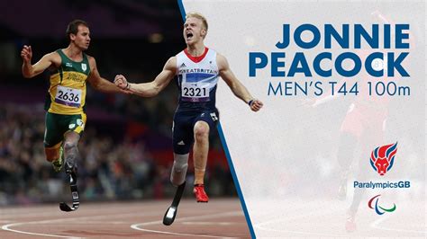 Jonnie Peacocks T44 100m Gold Medal At The London 2012 Paralympics
