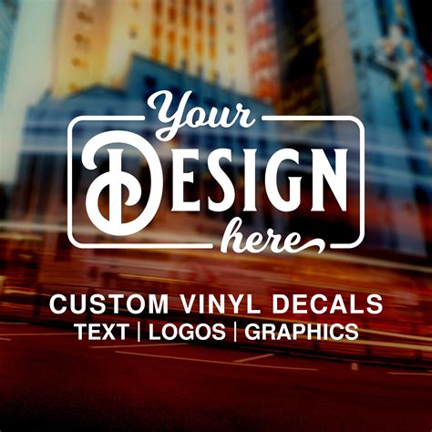 Custom Vinyl Lettering Decal Custom Logo Decal Custom Etsy