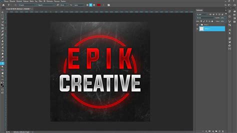 Kolay Text Logo Yapımı Photoshop Dersleri 4 Youtube