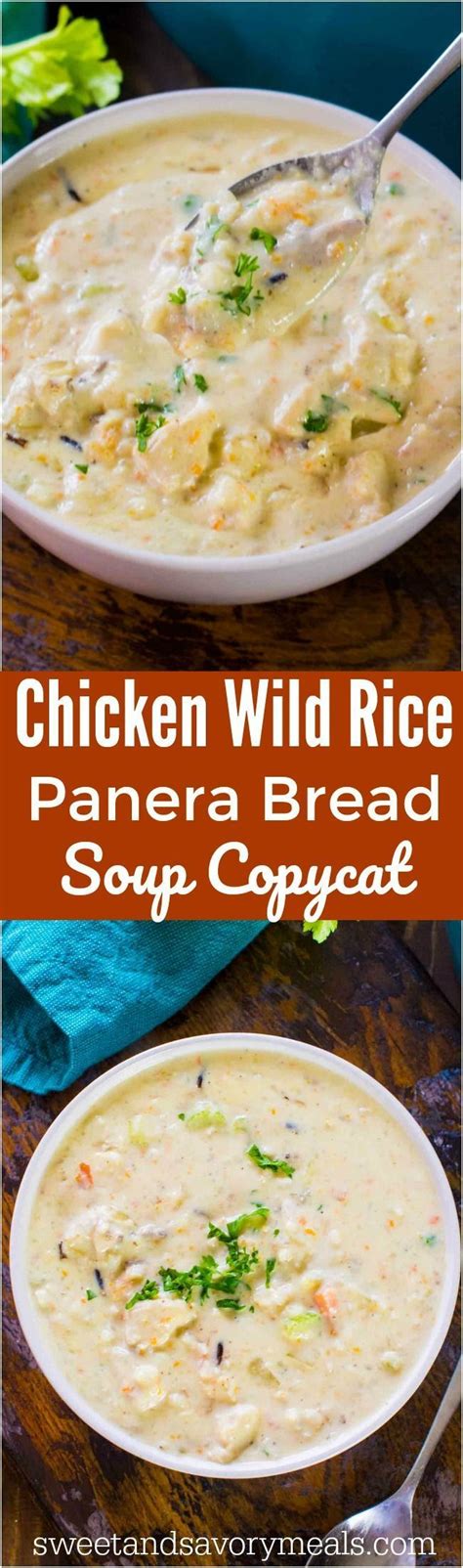 Sep 25, 2020 · for this recipe you'll need chicken broth, near east long grain & wild rice with flavor packet, celery, red onion, carrots, evoo, all purpose flour, heavy cream, milk, cooked diced chicken, kosher salt and black pepper. Panera Bread Chicken Wild Rice Soup | Recipe | Healthy ...