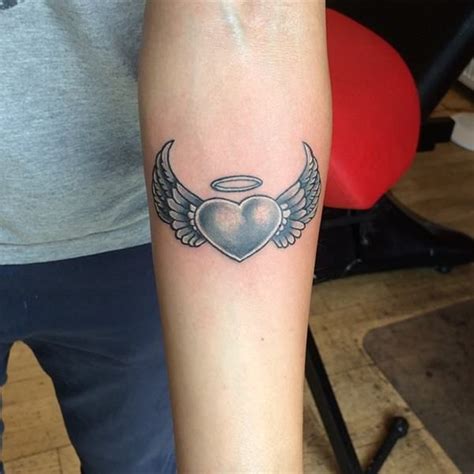 Small Heart With Angel Wings Tattoo Designs Best Tattoo Ideas