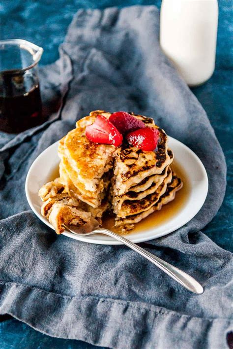 Vegan Oat Pancakes Heart Of A Baker