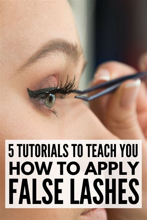 How to apply eyeliner with false eyelashes. How to Apply False Eyelashes: 5 Great Tutorials! | Meraki Lane