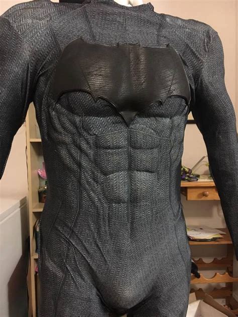 Batman Bodysuit That I Made The Customer Has Glued It To A Rubber