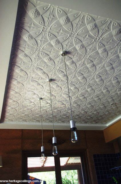 Pressed Metal Panels Recessed Into Ceiling Metal Panel Ceiling Ceiling Design Modern Ceiling