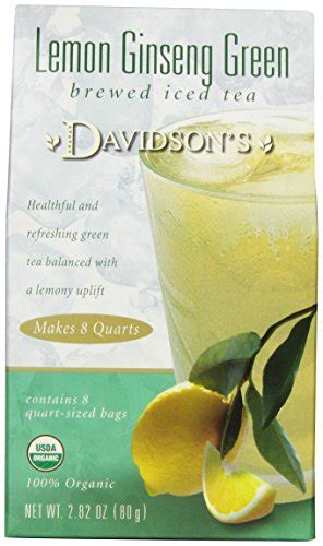 The Tea Supply Davidsons Tea Brewed Iced Lemon Ginseng Green 282oz