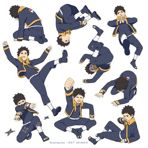 練習集合 8 Anime Poses Reference Naruto Sketch Anime Poses