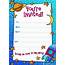 Free Printable Boys Birthday Party Invitations  HubPages