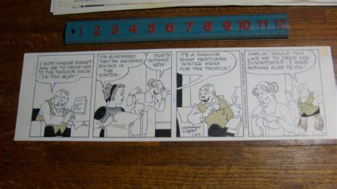 bringing up father jiggs and maggie daily strip original art 1 29 1979 kavanagh ebay