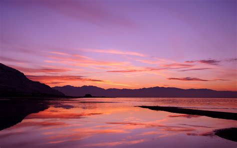 High Resolution Desktop Wallpaper Of Lake Wallpaper Of Sunset Sky