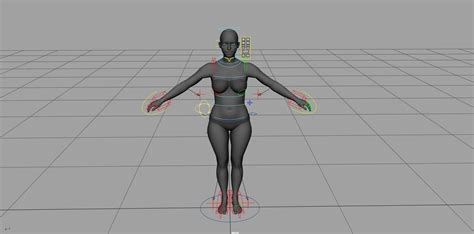 Female Rigged Model 3d Asset Cgtrader